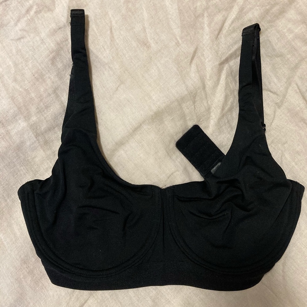 Natori recharge sport bra 32d black NWOT